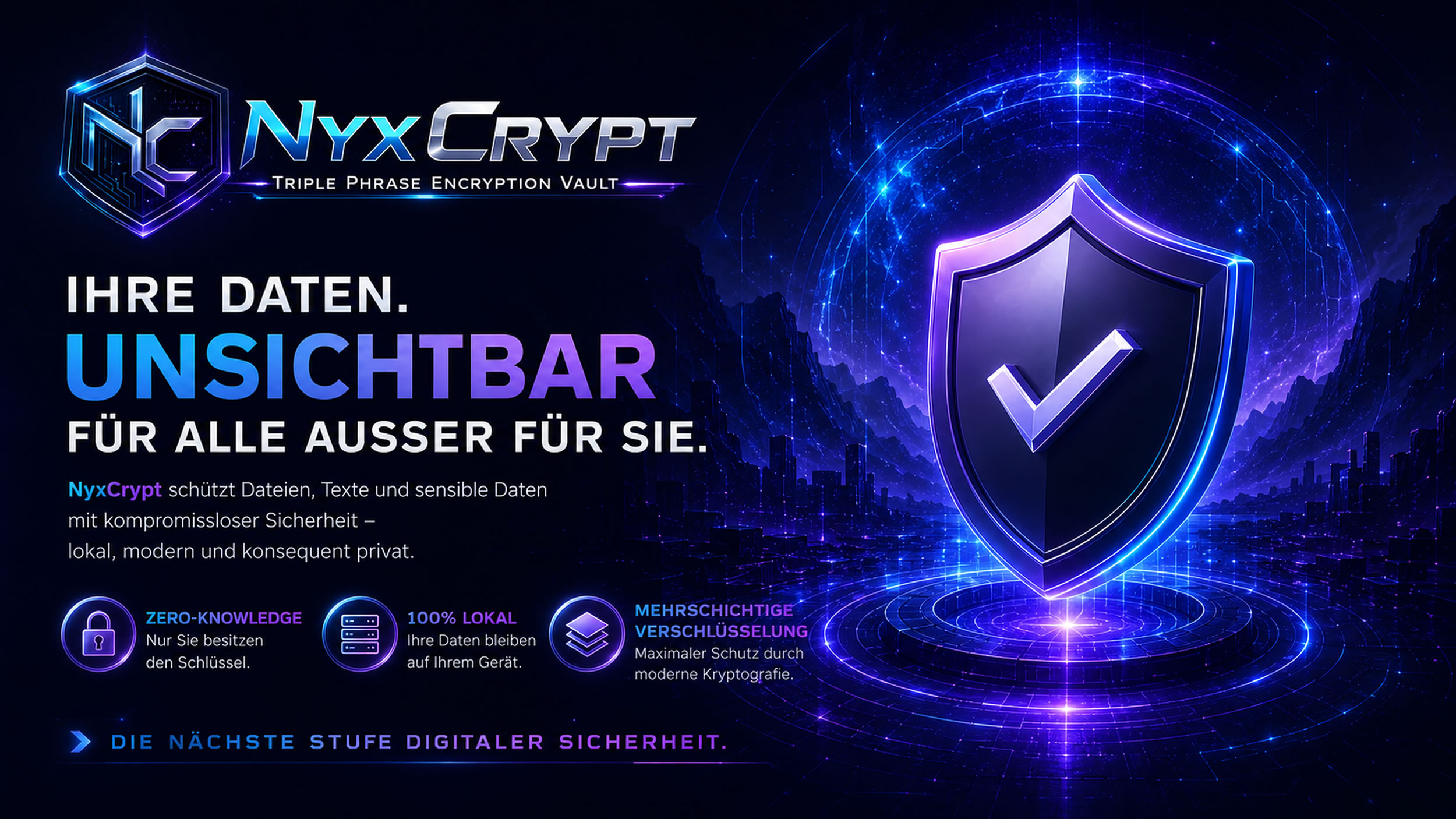 NyxCrypt Produktübersicht
